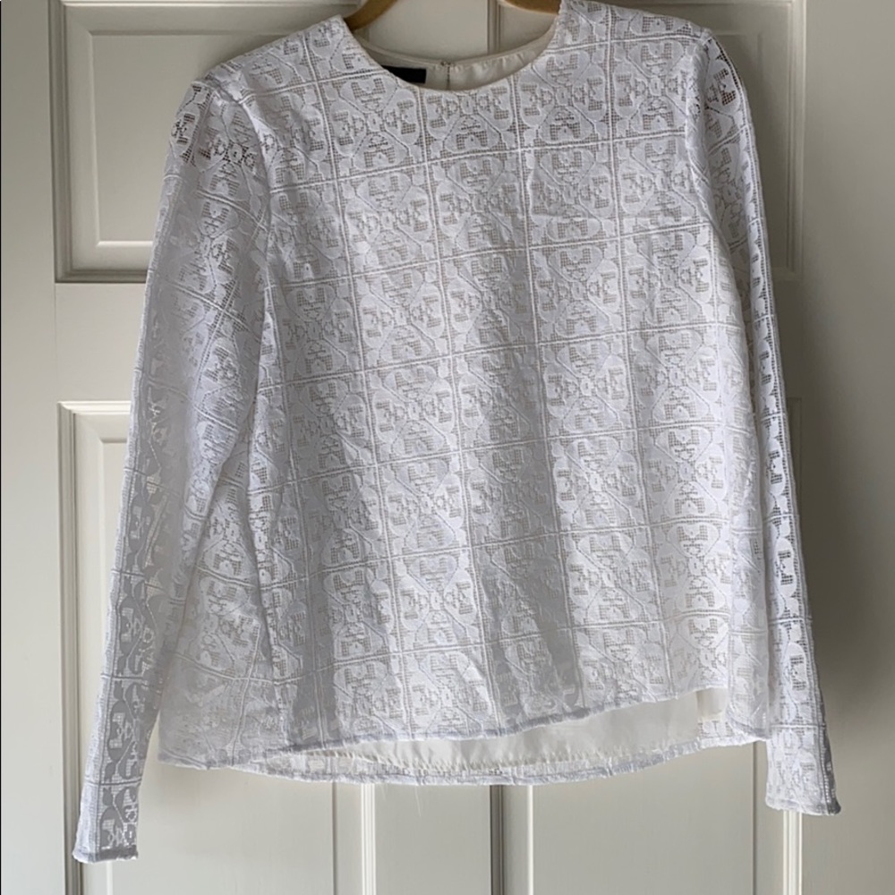 Jenni Kayne white lace top